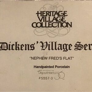 Department 56 Heritage Village Collection - Nephew Fred's Flat